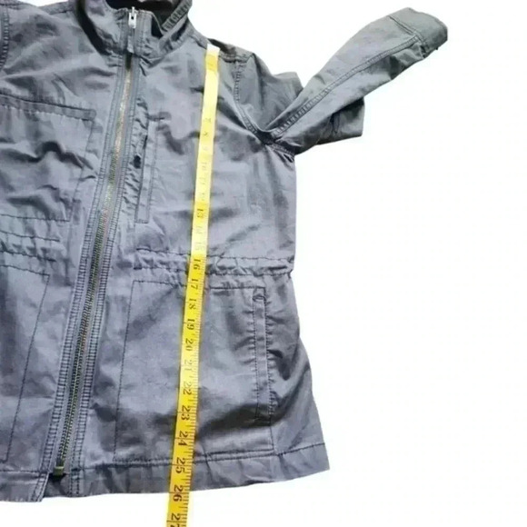 Madewell Fleet Jacket Dusty Blue Light Zipper Long Sleeves Women's size Medium - Picture 16 of 16